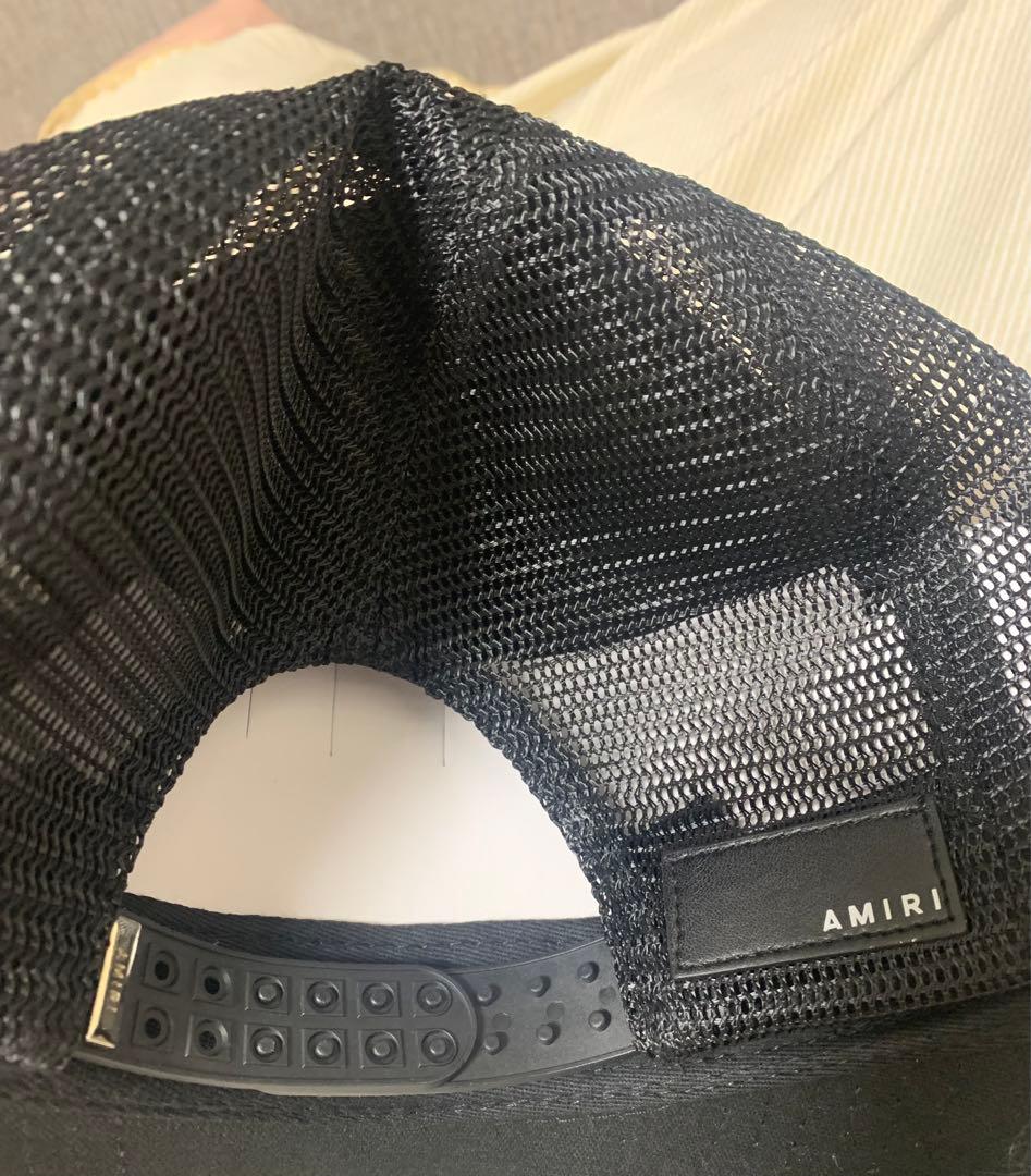 AMIRI ブラック メッシュキャップ