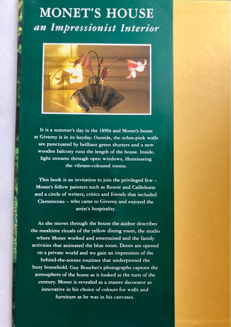 書 MONET'S HOUSE an Impressionist Interior