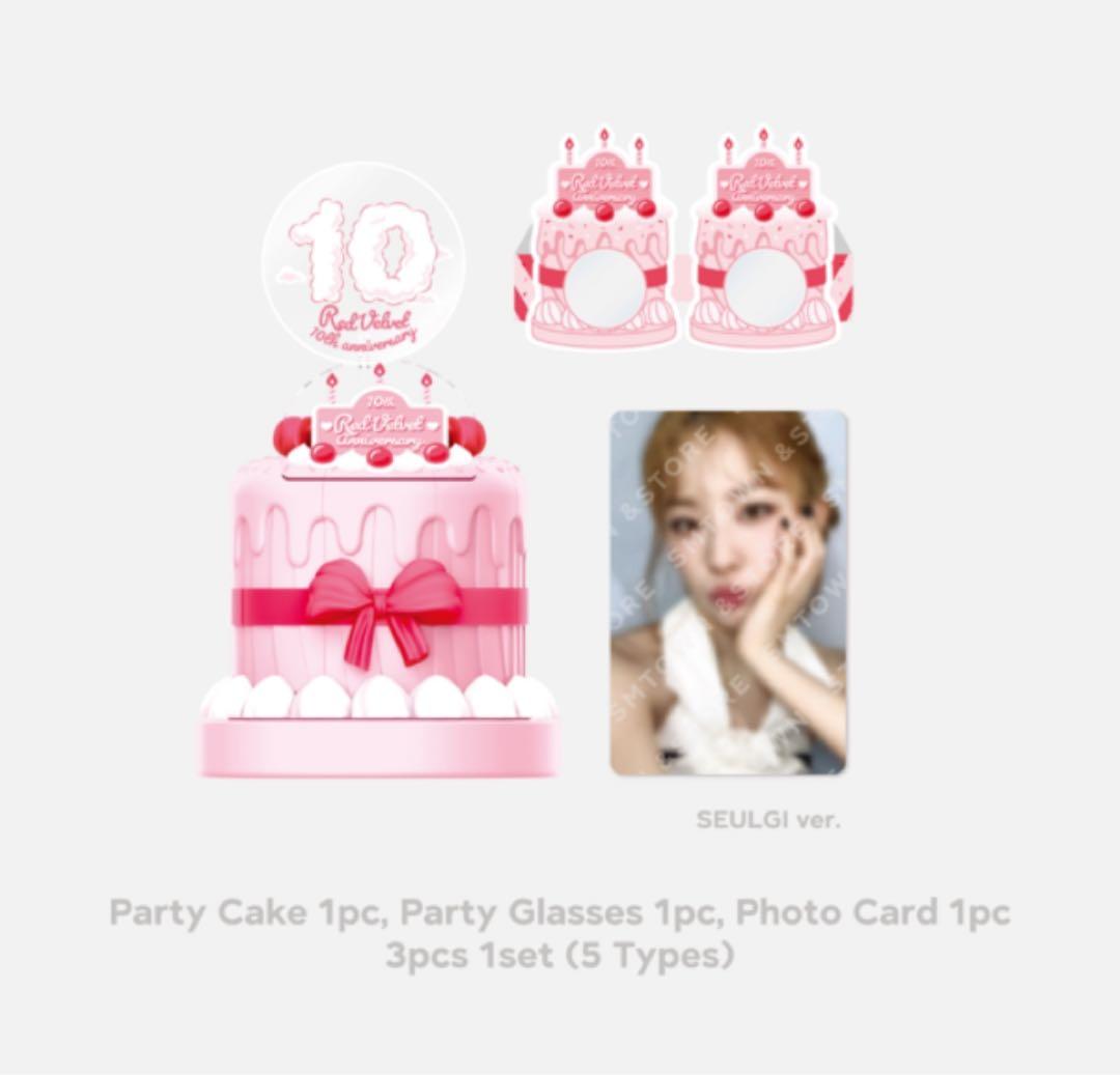 Redvelvet アイリーン　10周年　パーティーケーキセット