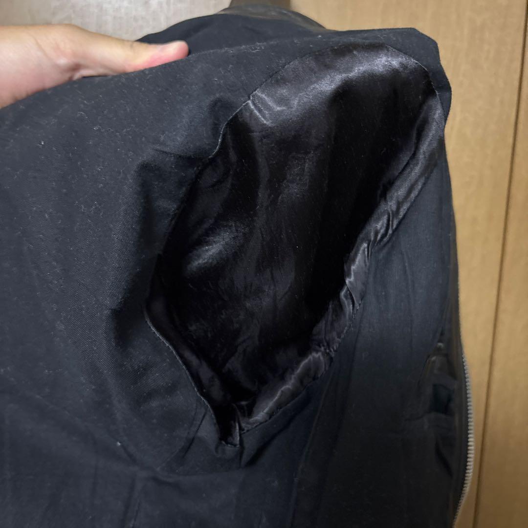 LITHIUM HOMME 黒レザー シングルライダースジャケット