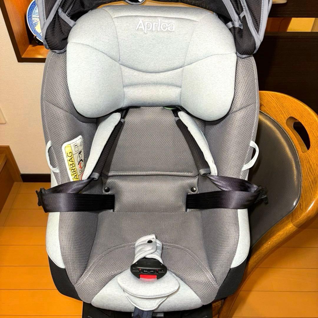 Aprica クルリラ チャイルドシート 新生児 ISOFIX グレー