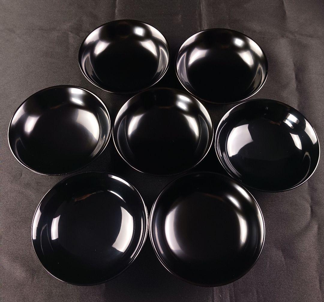 専用Y3112-3 懐石道具 漆器 金彩 金梨地 煮物椀 7客 共箱