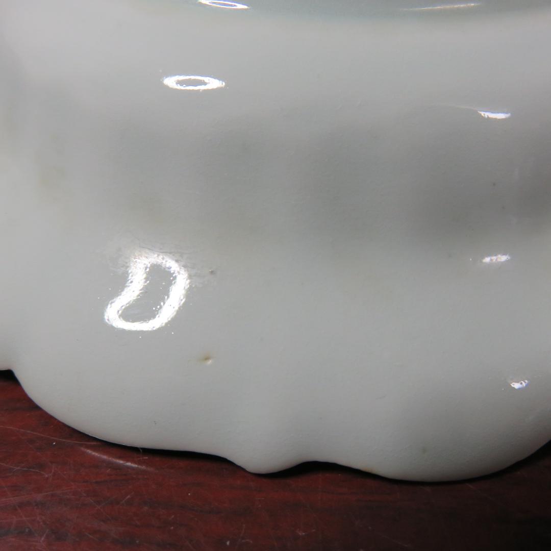 中皿 4枚 鳥 花 染付 古伊万里 上手物 明治