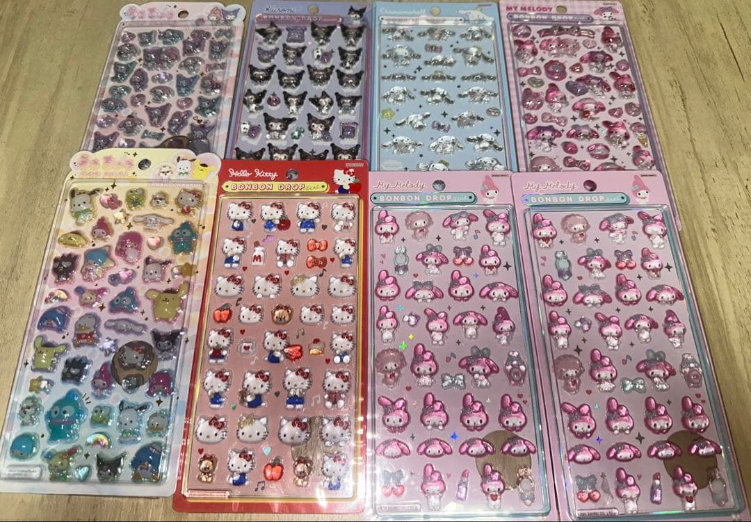 正規品 サンリオ ボンボンドロップシール まとめ売り