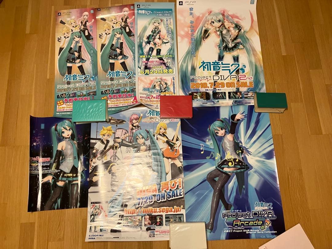 初音ミク　Project DIVA ミクの日感謝祭　ポスター　7枚6種　まとめ