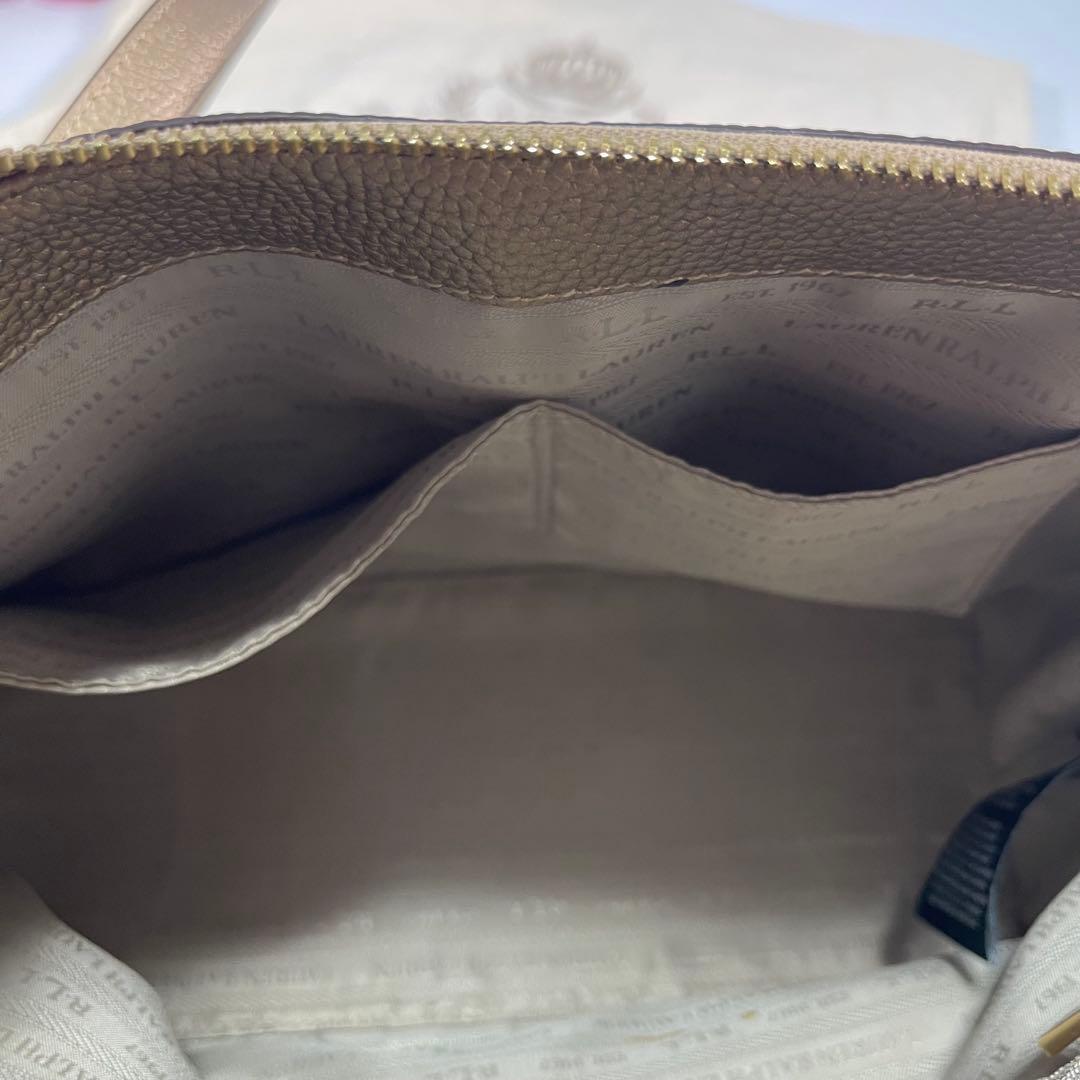 【natsu 様✨】ローレンラルフローレンレディースハンドバッグ2WAY希少ゴー