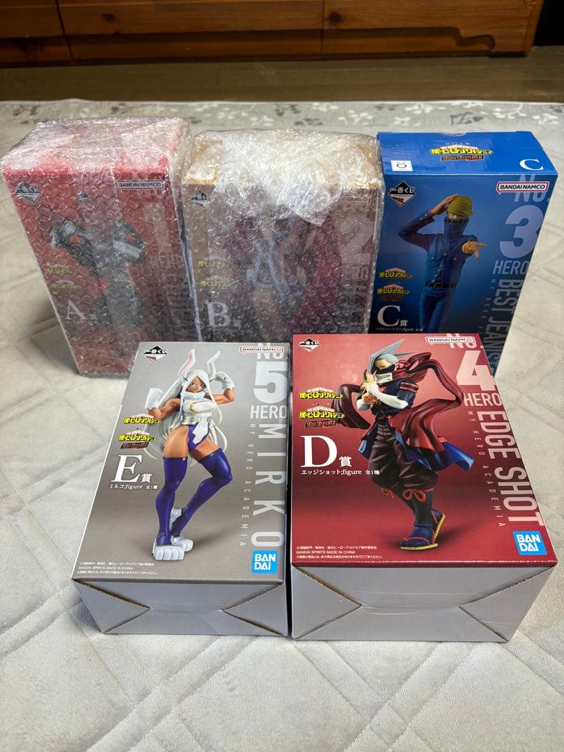ヒロアカ　一番くじ　top5 フィギュア