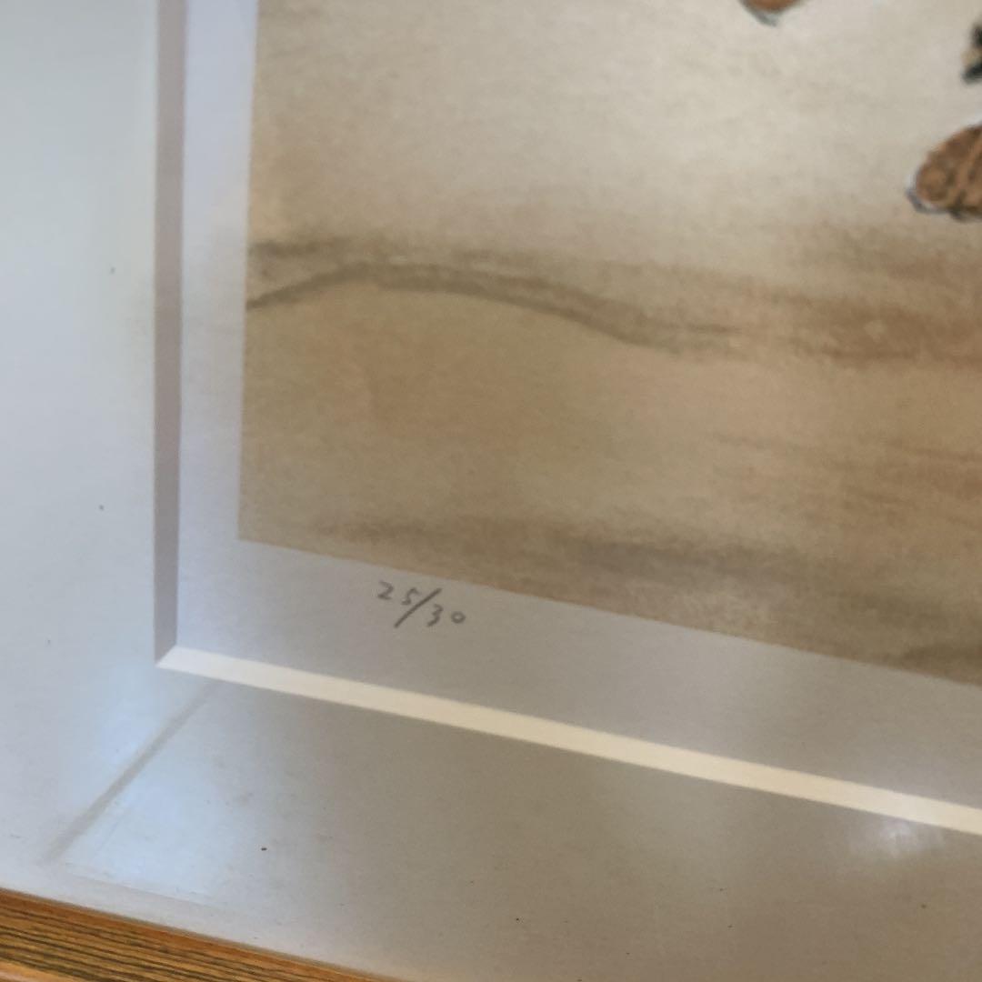 ナマハゲ　リトグラフ　絵画　美術　25/30