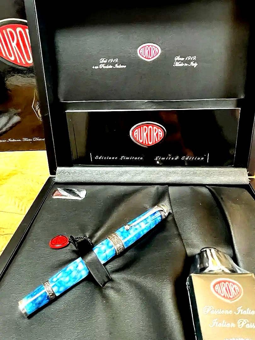 AURORA アウロラ 万年筆　限定　 オチェアーノ・アンタルティコ