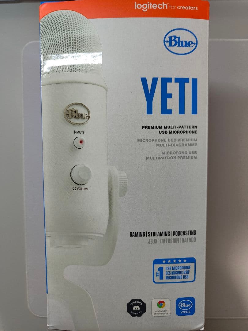 配信機器・PA機器・レコーディング機器 Logicool Blue Yeti Whiteout