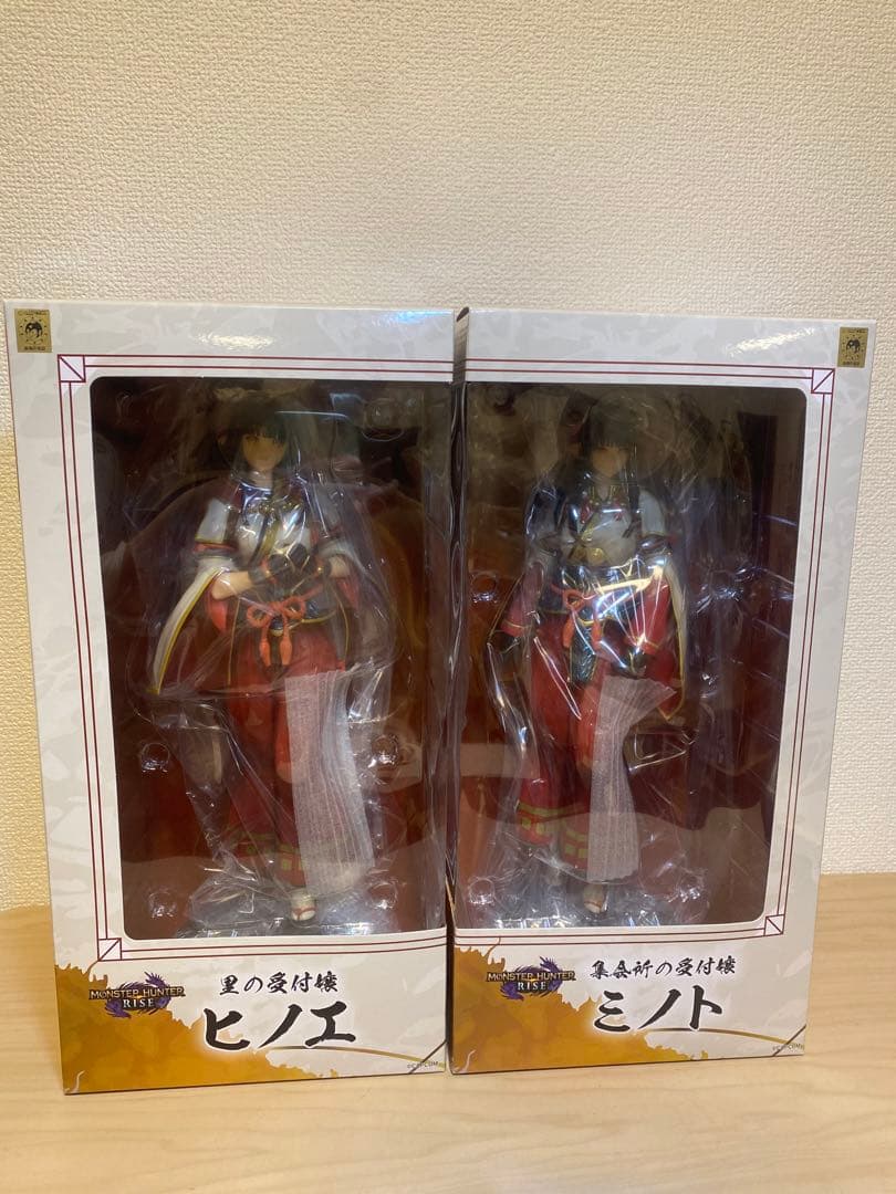 新品 里の受付嬢ヒノエ 集会所の受付嬢ミノト モンスターハンターライズ
