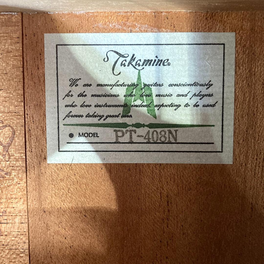 Takamine PT-408N ニューヨーカースタイル エレガット