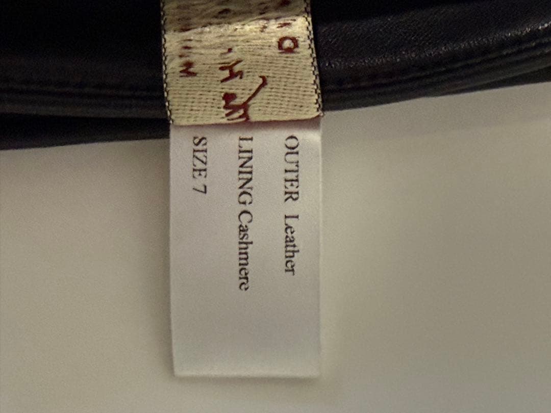 a*8様 DENTS・デンツ　 レザーグローブ ブラック（サイズ7）