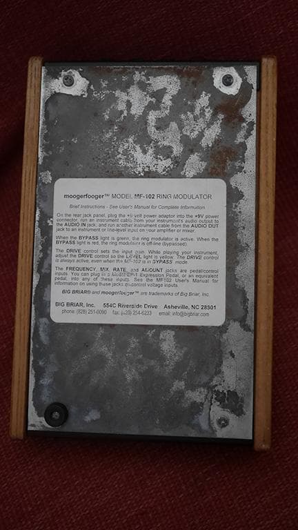 moogerfooger MF-102 リングモジュレーター 50周年版