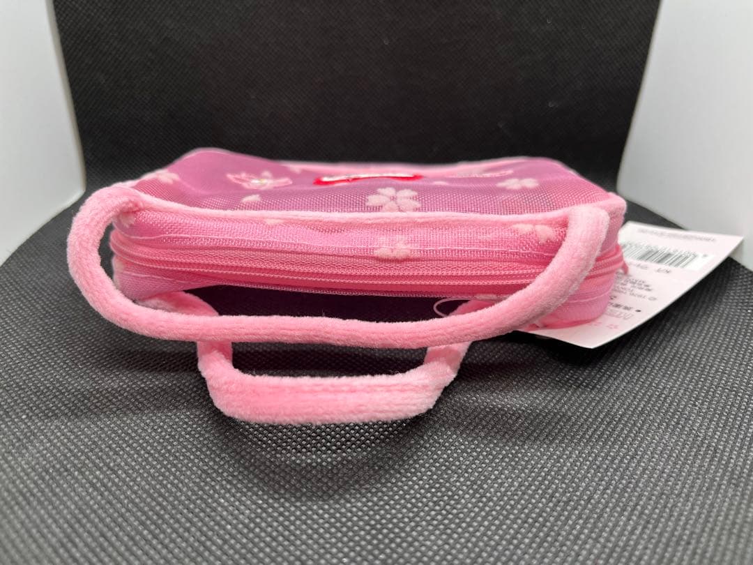 【新品未使用】桜　キティ　メッシュ　ウインク　財布　レトロ