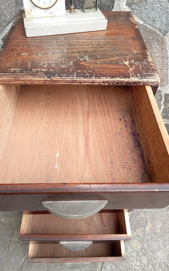 大正時代の収納家具　　アメリカンチックで渋め