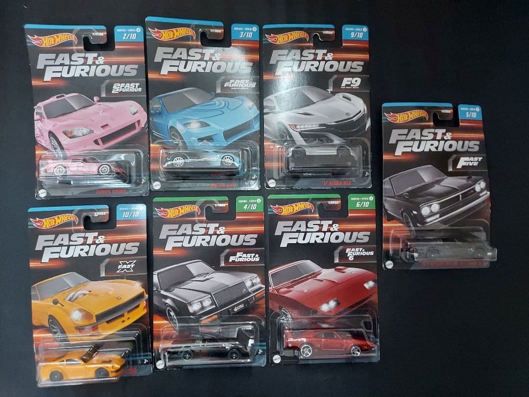 ★新品未開封『ホットウィール ワイルドスピード 7台』SKYLINE ハコスカ