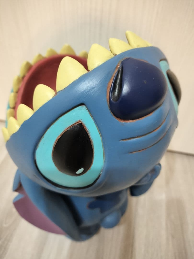 スティッチ 傘立て　置物　フィギュア 陶器　　Stitch