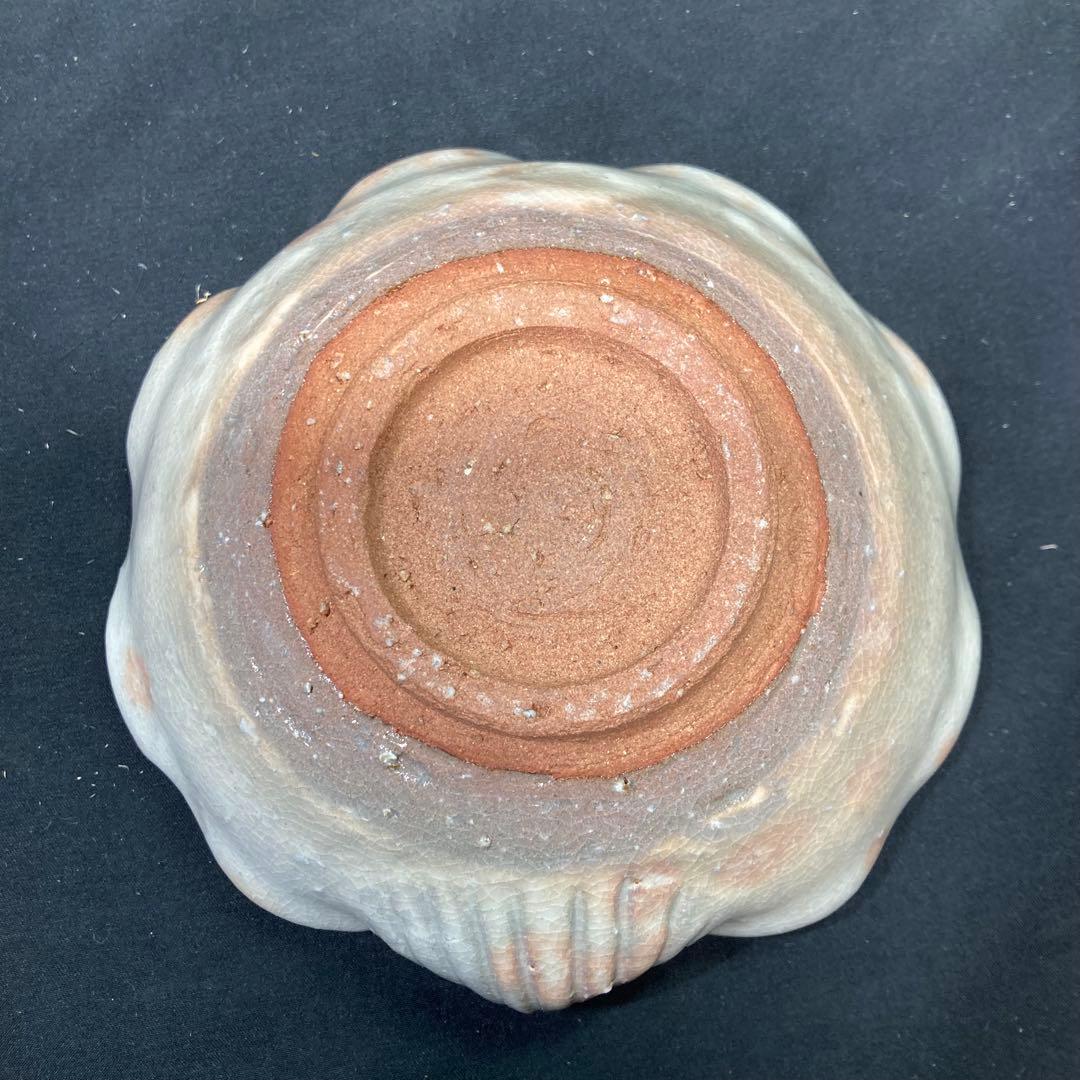 【新品未使用】萩焼 大華山島雲 納富島雲 向付碗 5揃 貝型