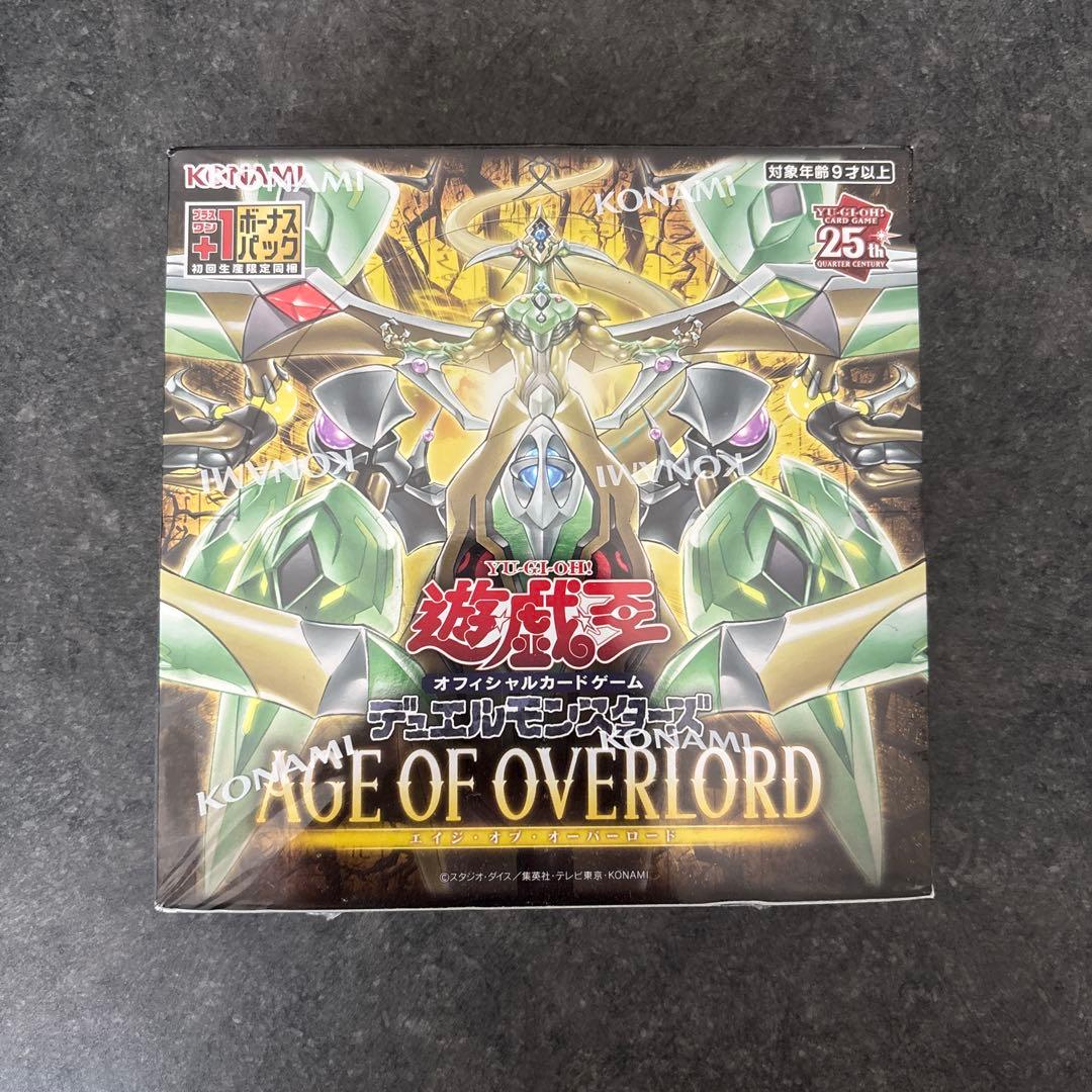 遊戯王　エイジオブオーバーロード　シュリンク付き　新品未開封　3BOX