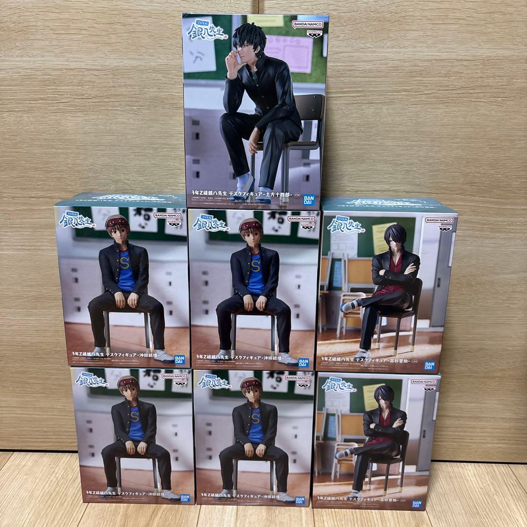 銀魂　3年Z組銀八先生 フィギュア　7体セット