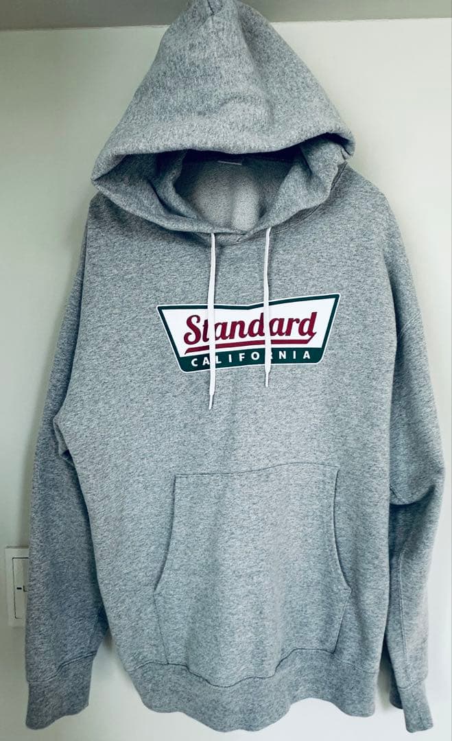 スタンダードカリフォルニア US Cotton Logo Hood Sweat