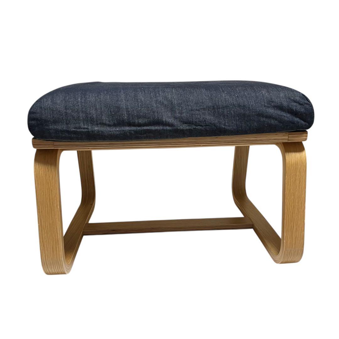 【美品】リビングでもダイニングでもつかえるベンチ２ オットマン　無印良品