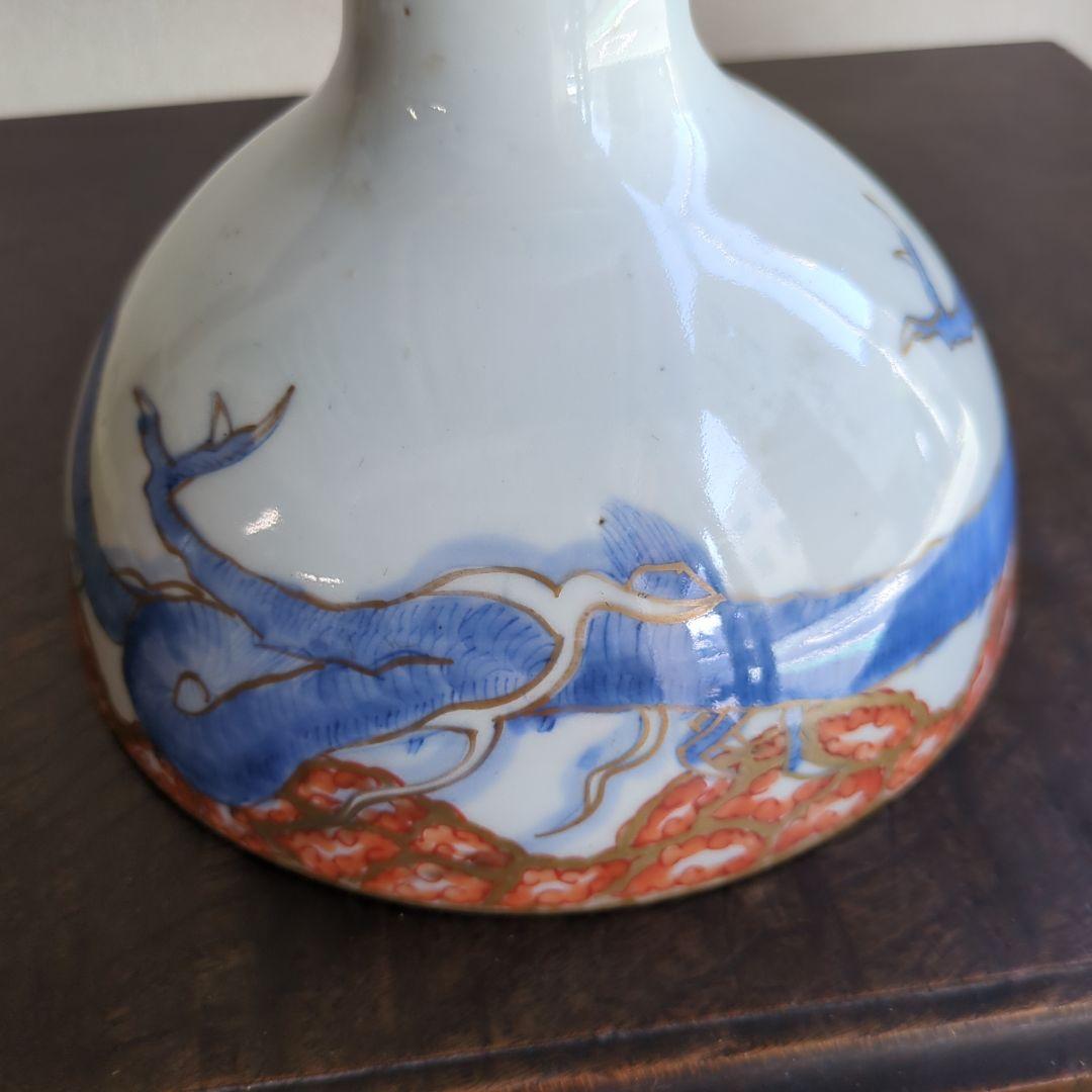 骨董 盃洗 伊万里 染め付け 器 たかつき 山水 龍の図 アンティーク 陶器