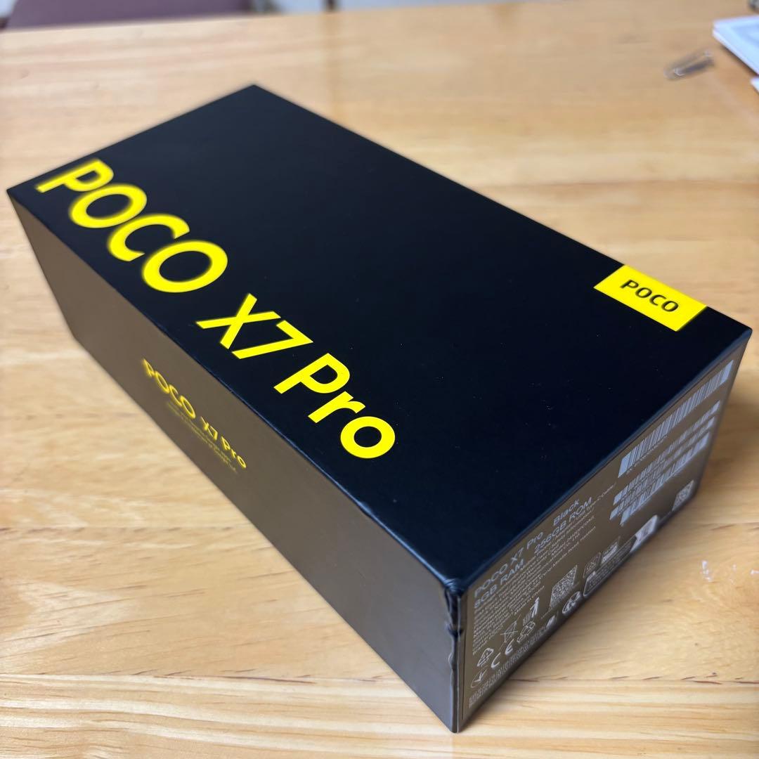 POCO X7 Pro 本体　グローバル版　ブラック　美品