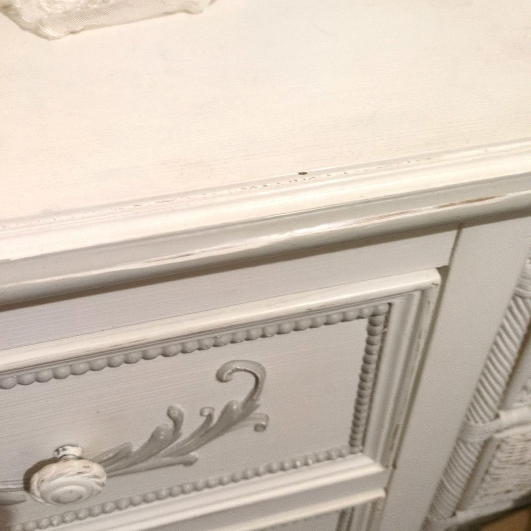 フランスカントリーコーナー/パールシリーズ/フレンチチェスト/シャビー/kino