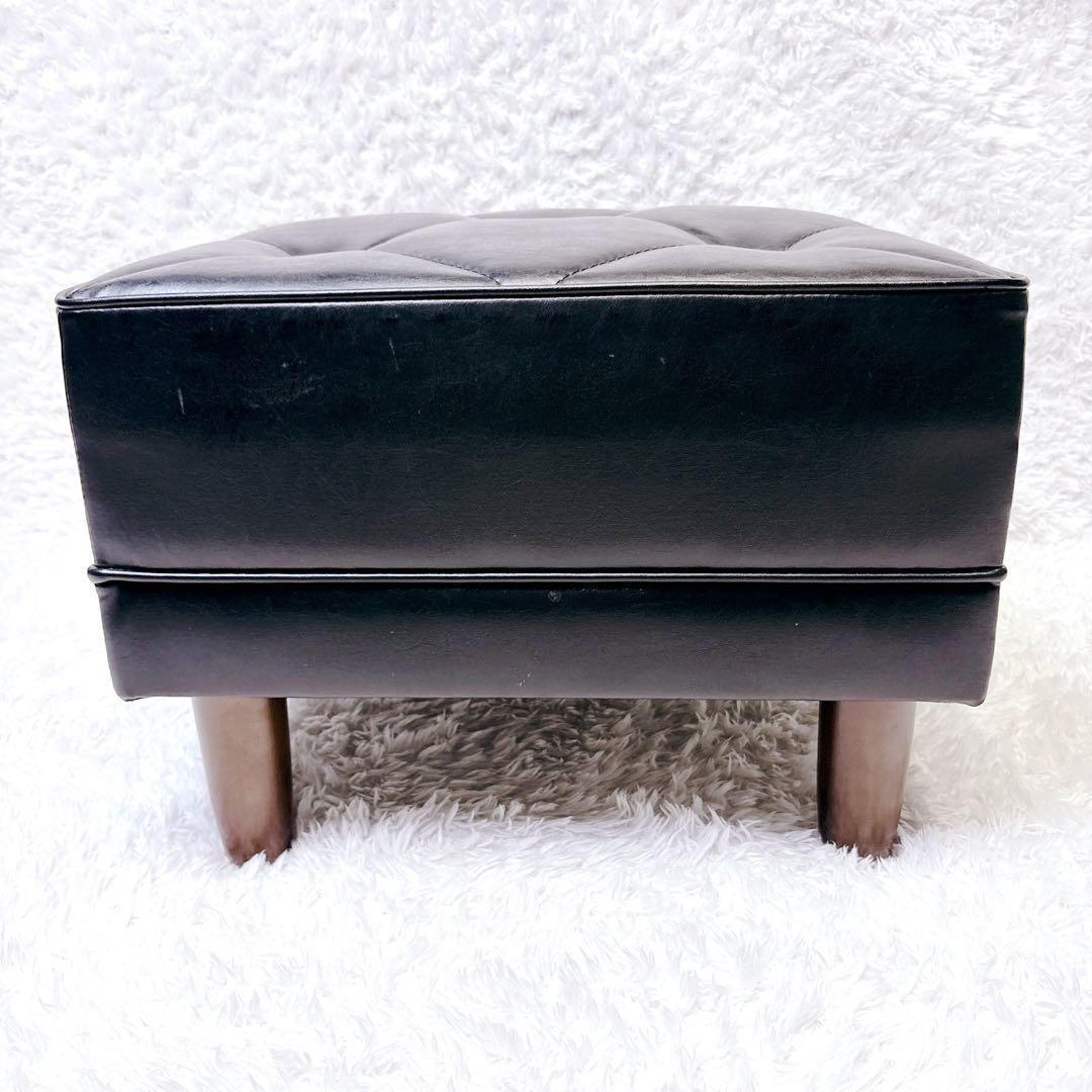 カリモク60 Kチェア オットマン スタンダード ブラック モダンスツール