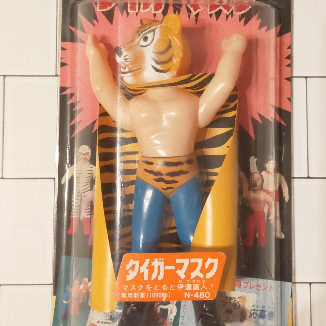 ＜未開封！＞【当時物】タイガーマスク 伊達直人 ソフビ