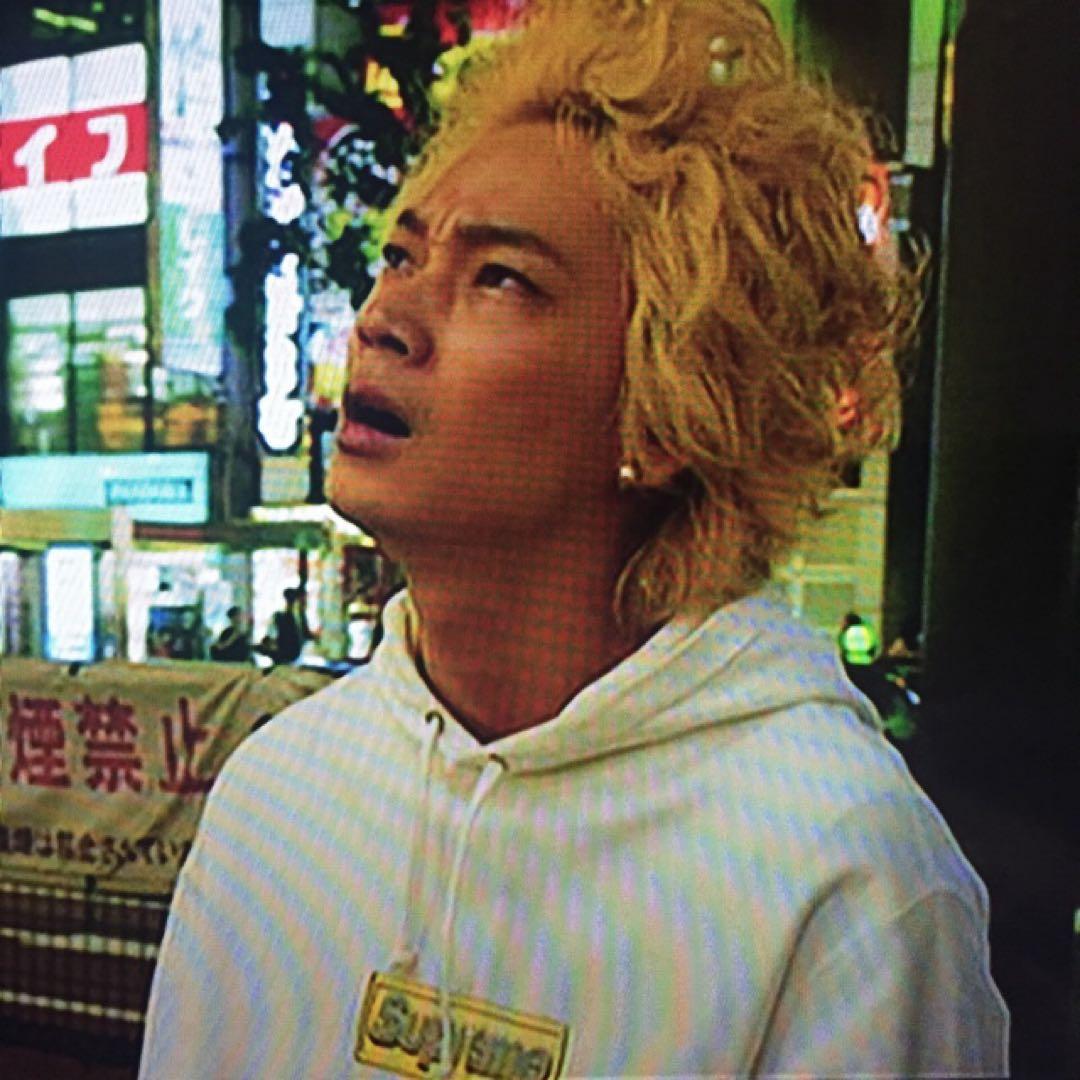 激レア！13ss supremeblingボックスロゴパーカー綾野剛着ホワイト