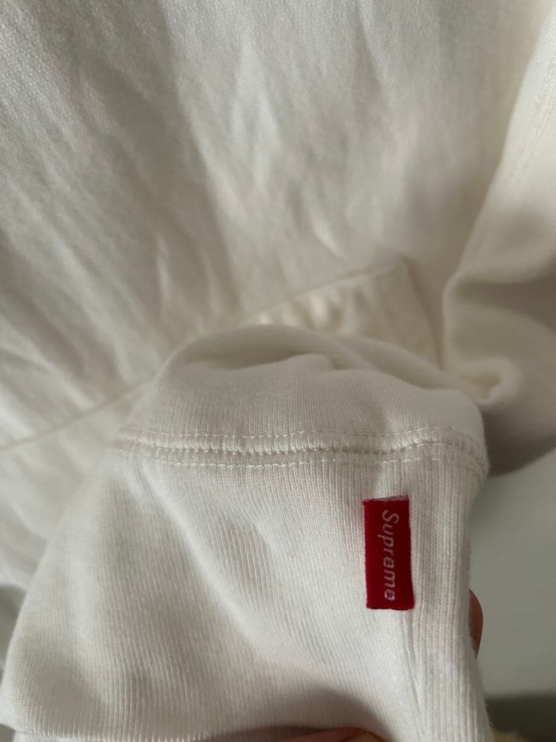 激レア！13ss supremeblingボックスロゴパーカー綾野剛着ホワイト