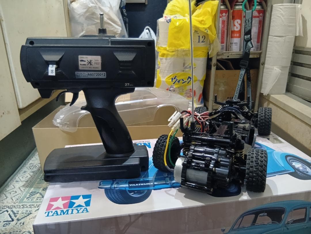 送料無料 タミヤ ワーゲンビートル アルピーヌボディ付き