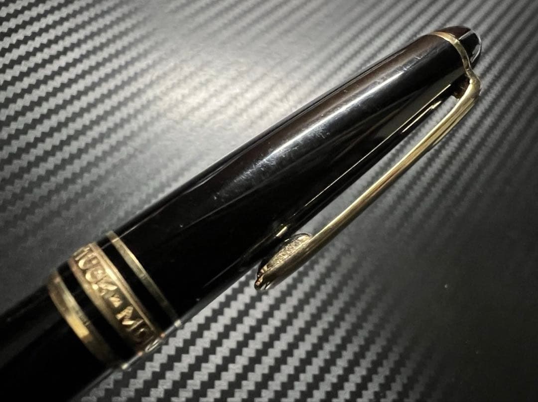 未使用に近い モンブラン 144 ブラック 全金 M 中字 万年筆