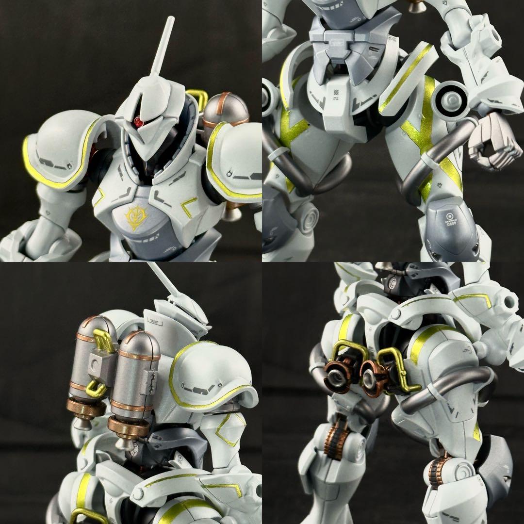 【全塗装完成品】HG エグザベ専用ギャン(ハクジ装備)