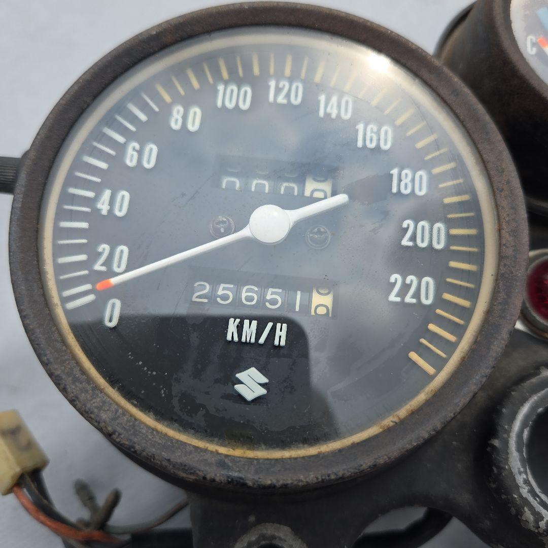 スズキ、GT750、B1、メーター