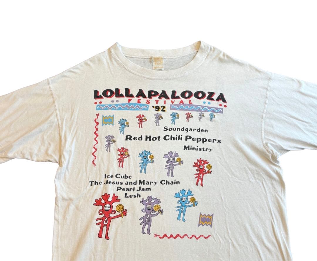 92s LOLLAPALOOZA Tシャツ 90s ロラパルーザ レッチリ