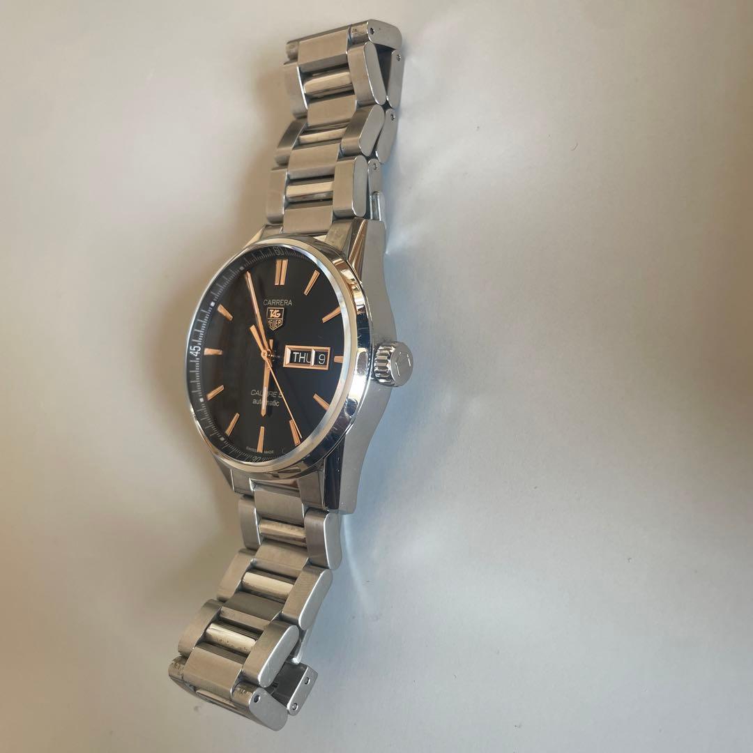 美品　タグホイヤー　カレラ　キャリバー5 デイデイト