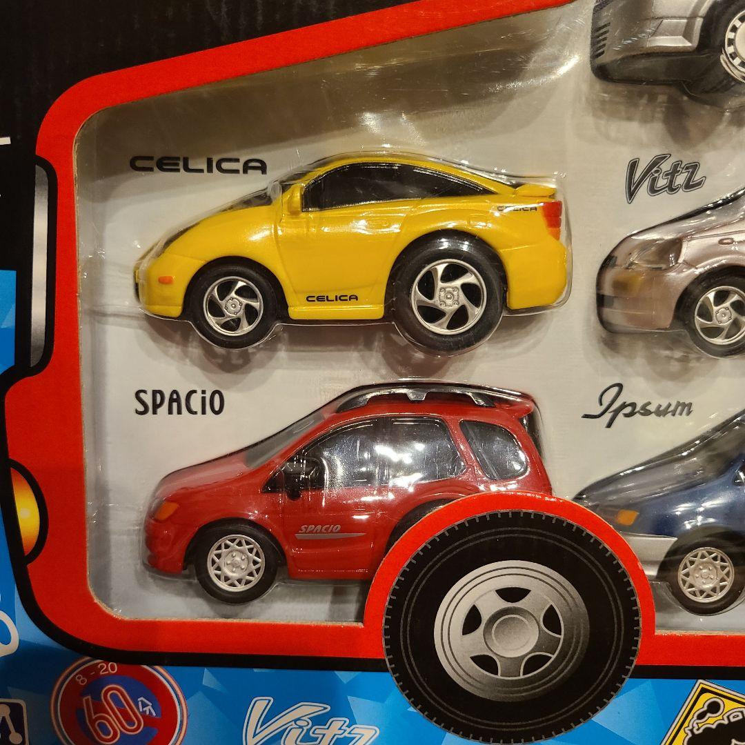 未開封　マルカ　ドライブタウン　トヨタカー8 ミニカー　プルバック　セット