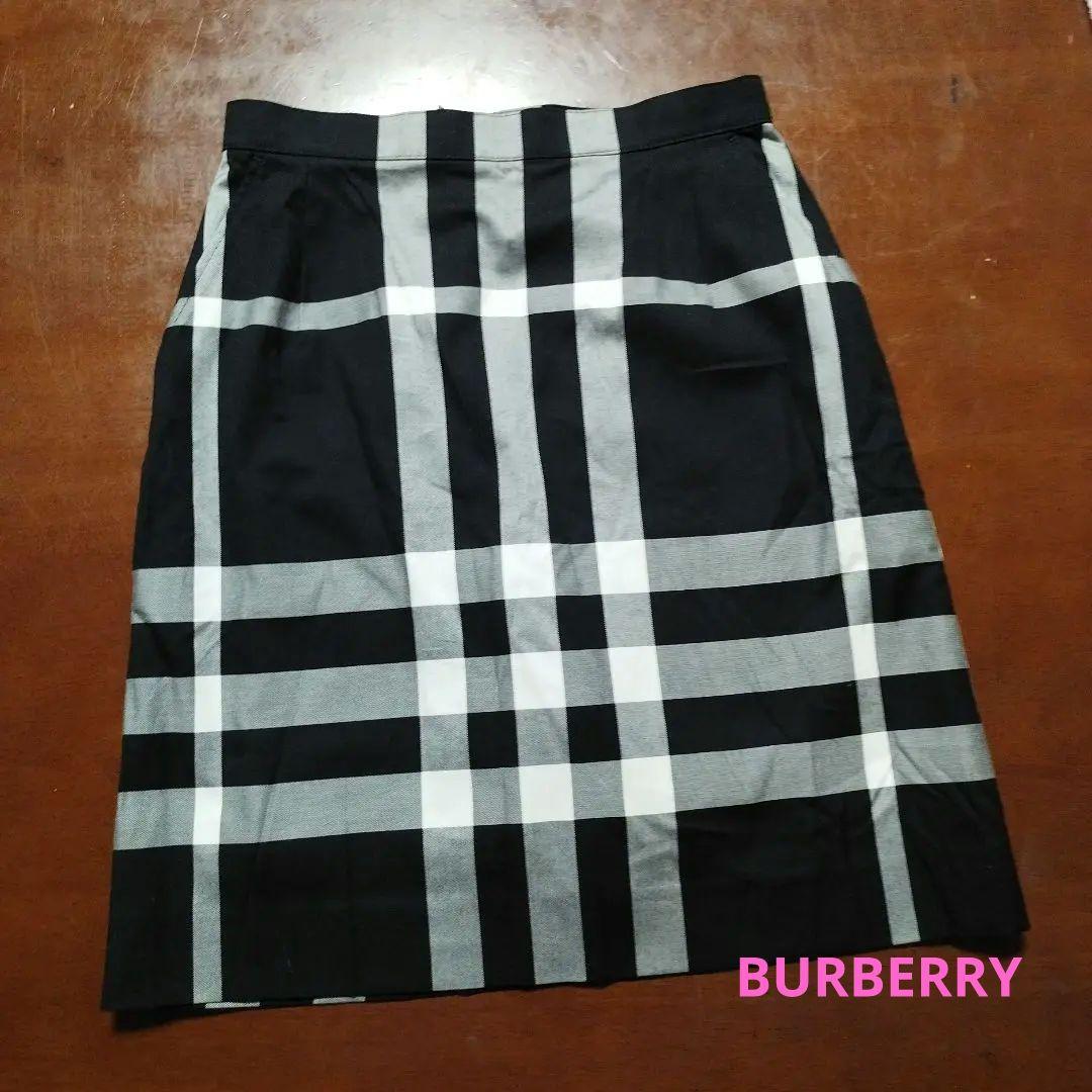 BURBERRY GOLF チェック柄 タイトスカート 黒・白・グレー　正規品