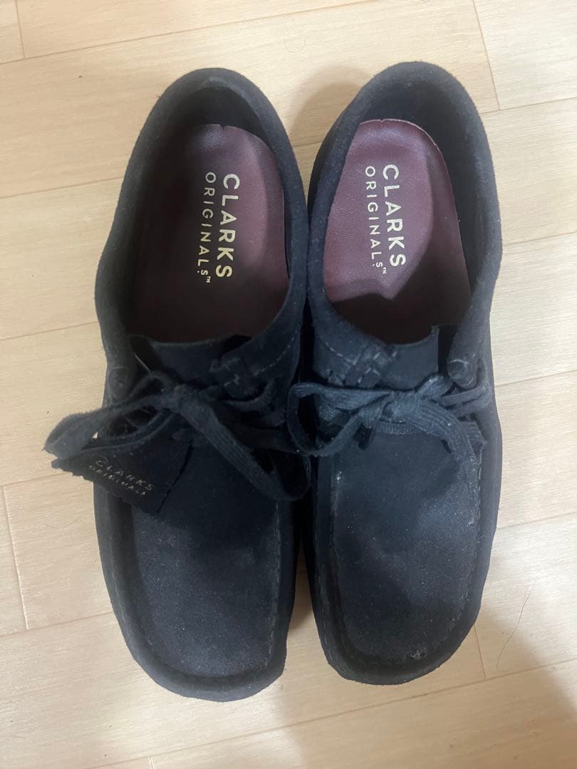 CLARKS WALLABEE ブラックモカシン