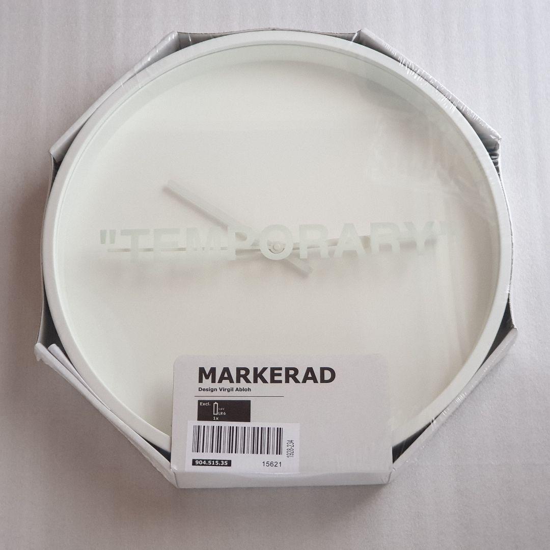 IKEA Virgil Abloh MARKERAD 壁掛時計 ウォールクロック