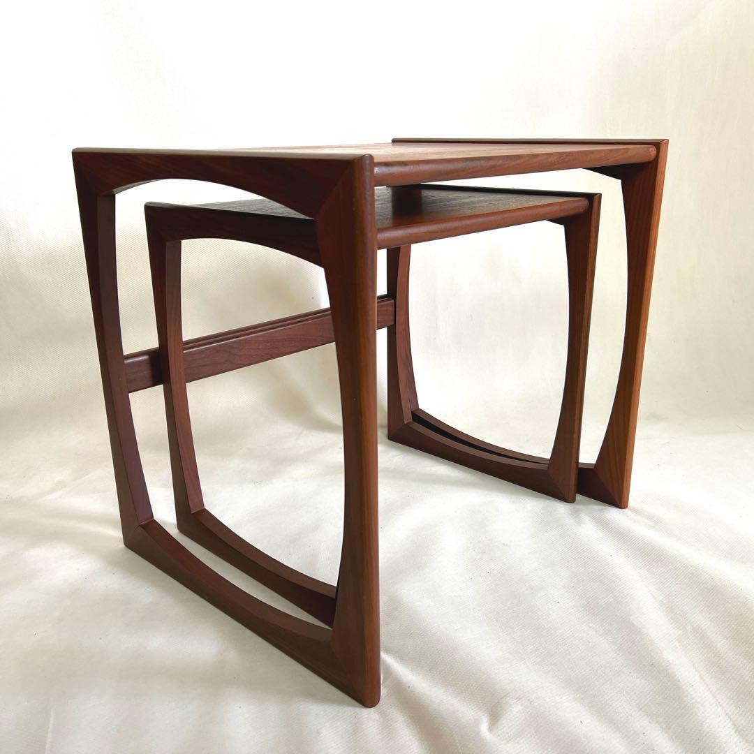 チーク材・ネストテーブル・G-PLAN・イギリスアンティーク・送料込み