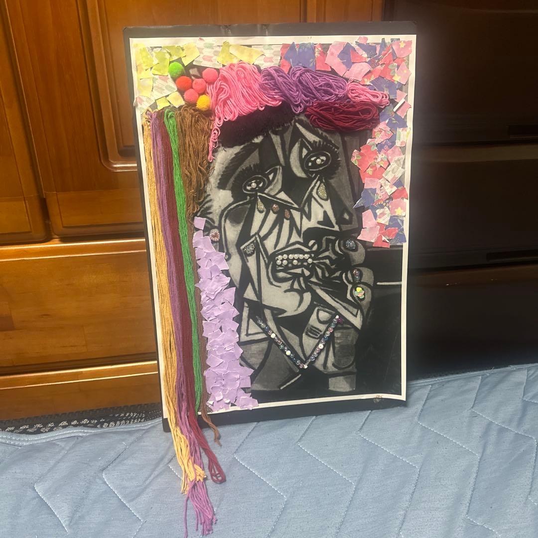 コラージュアート作品