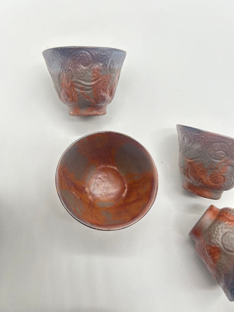 茶道具セット 宝瓶 茶碗7個と急須 身在名