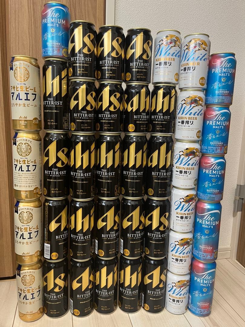 まとめ売り お酒350ml&500ml 40本セット