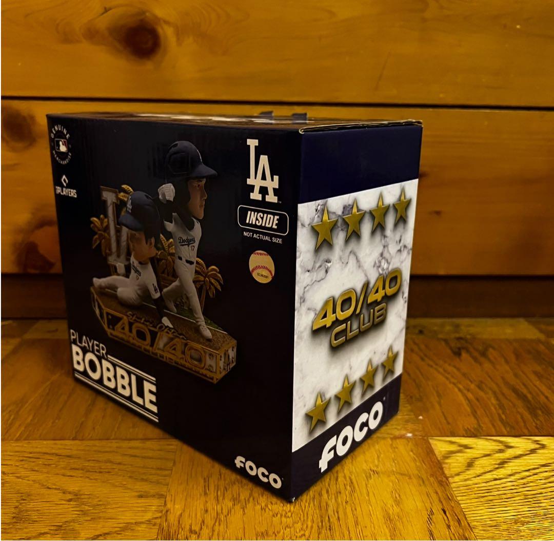 【世界240個限定】大谷翔平 40/40 達成記念 ボブルヘッド ドジャース