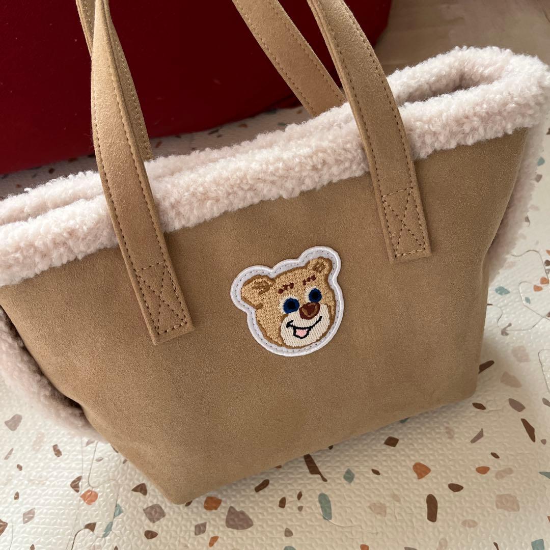 ラブラリー　ボア　バッグ　テディ